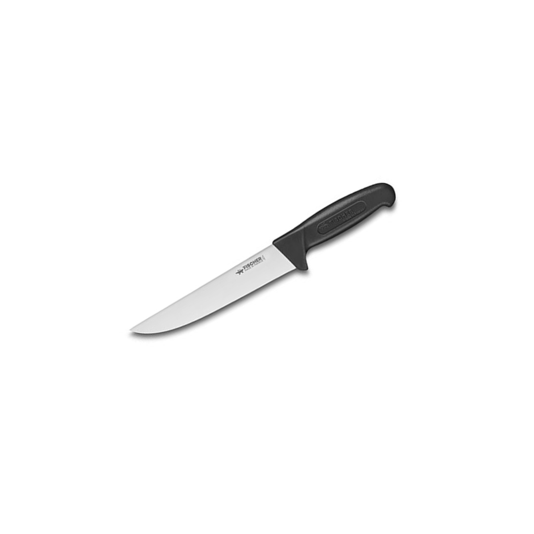 Butcher Knife 23cm Black Profinox Handle — Fischer France