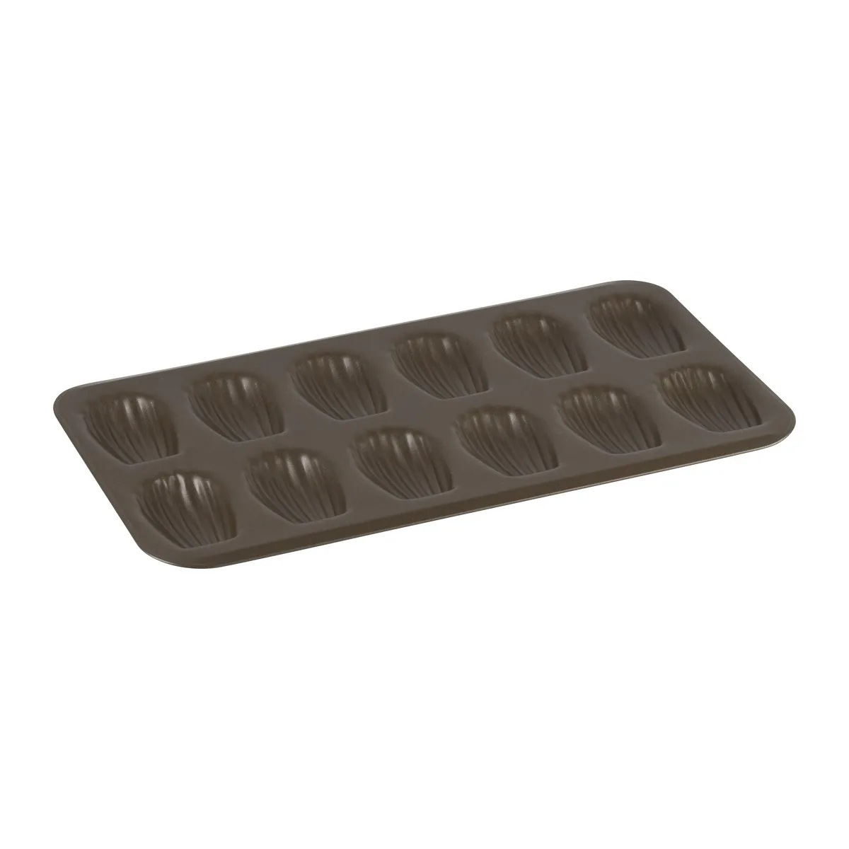 Gobel Madeleine Tray, 12 Cavities, 395 x 200 mm, Non-Stick