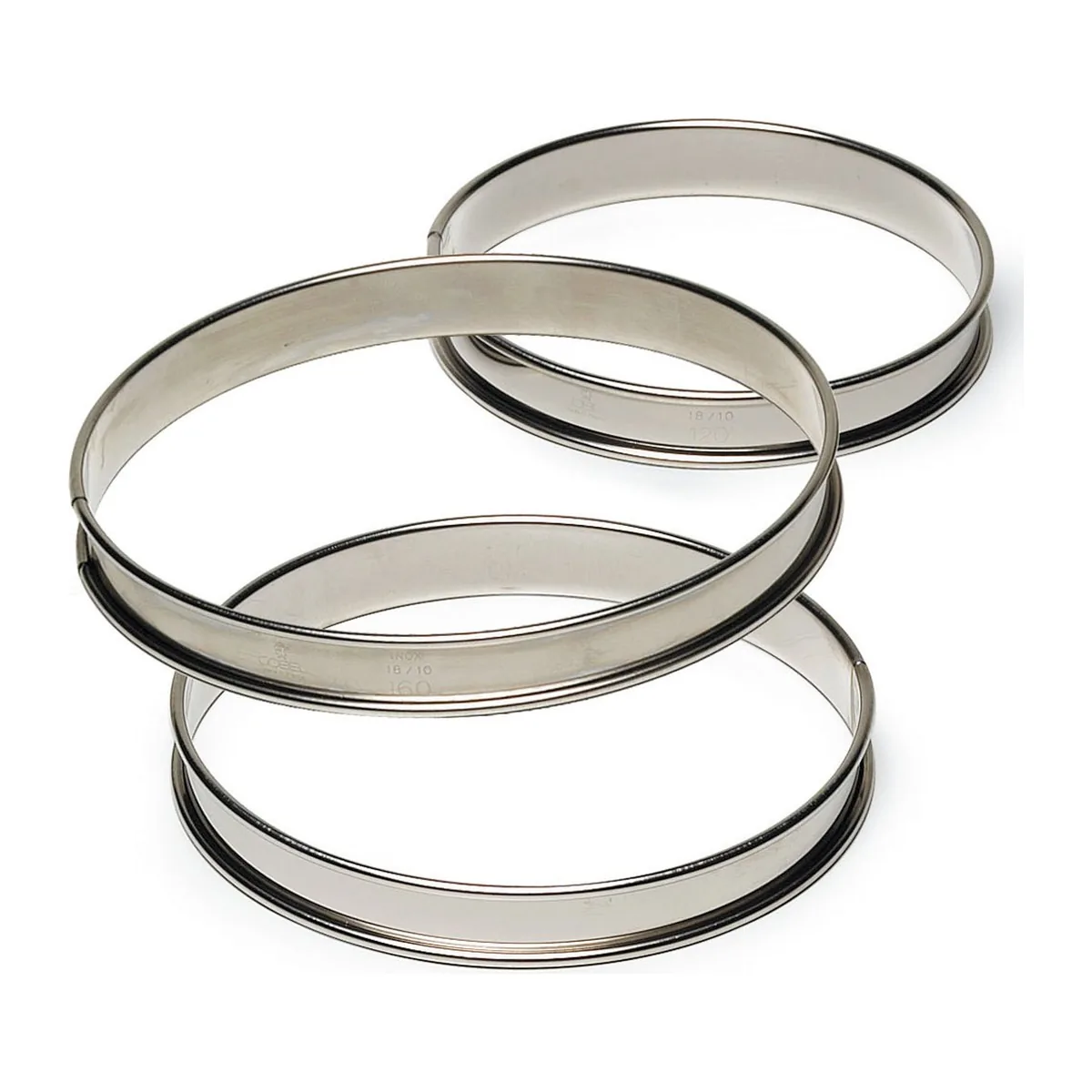 Gobel Tall Tart Ring Ø 100 mm x 27 mm, Stainless
