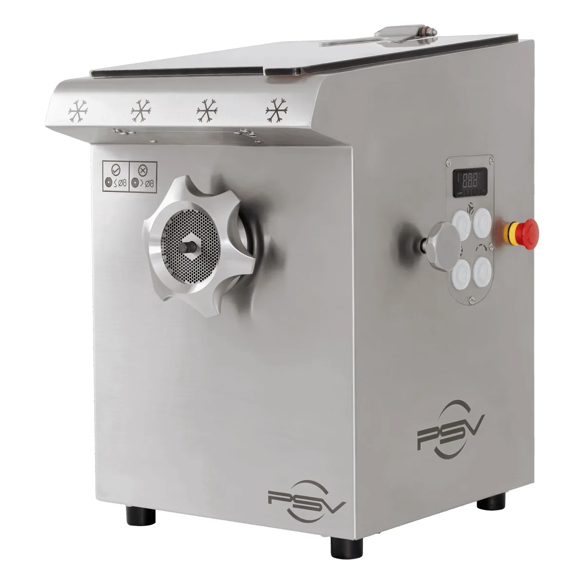 Refrigerated Meat Mincer DRC R32, 600 kg/h, 230 V Single-Phase