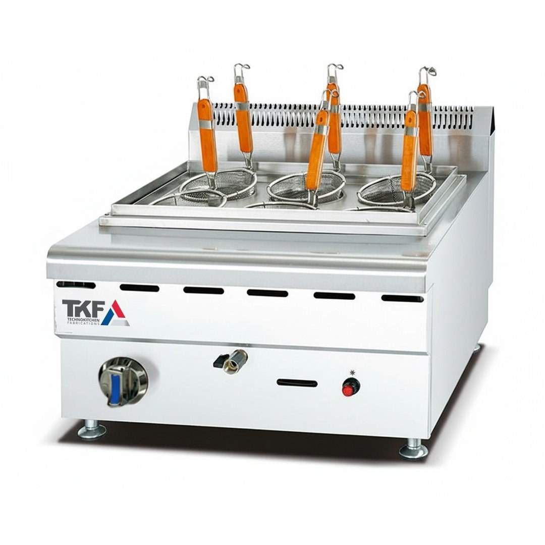 Countertop Gas Pasta Boiler 6 Baskets — TKF France