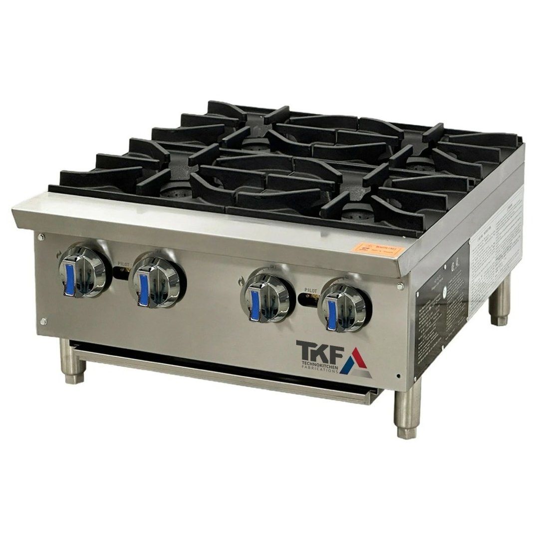 Countertop 4-Burner Gas Stove 60x77x42cm — TKF France