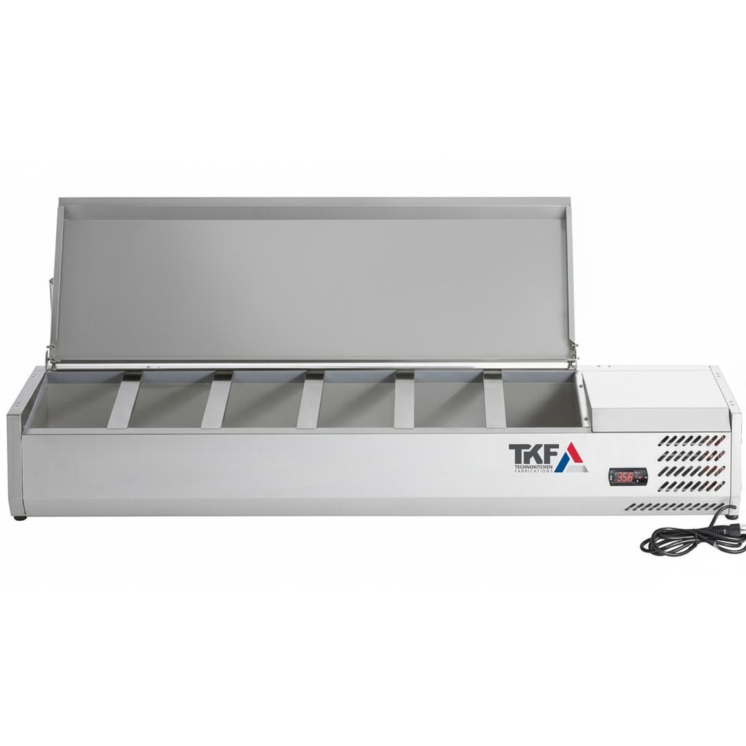 VRX Saladette / Pizza Prep Counter 140cm — 6× GN 1/4