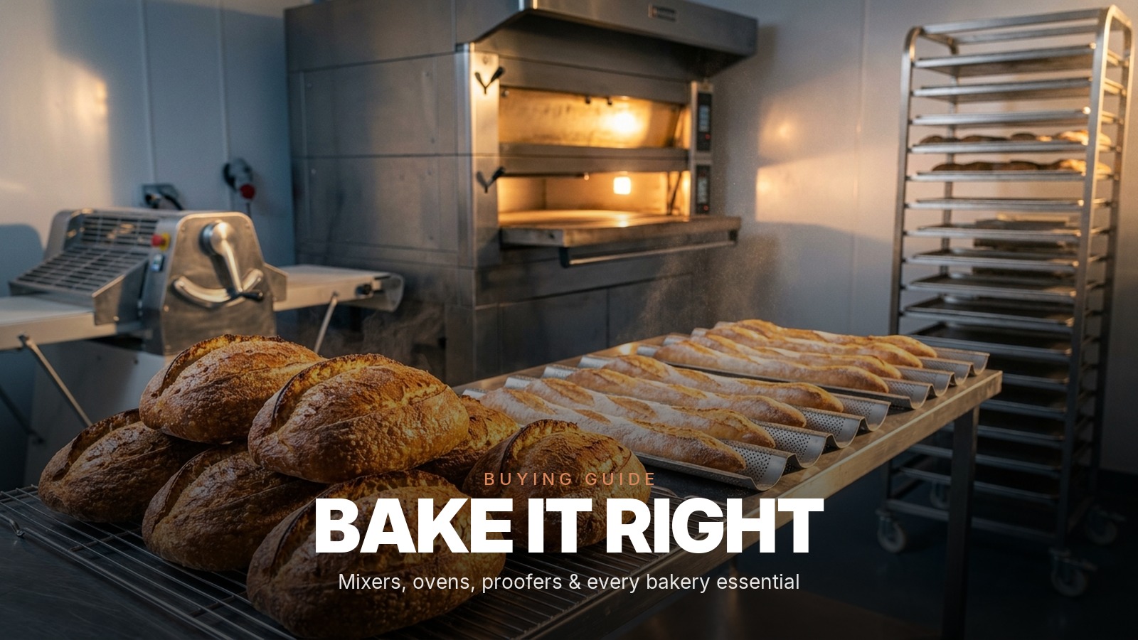 Bakery Equipment Essentials: From Mixers to Proofers