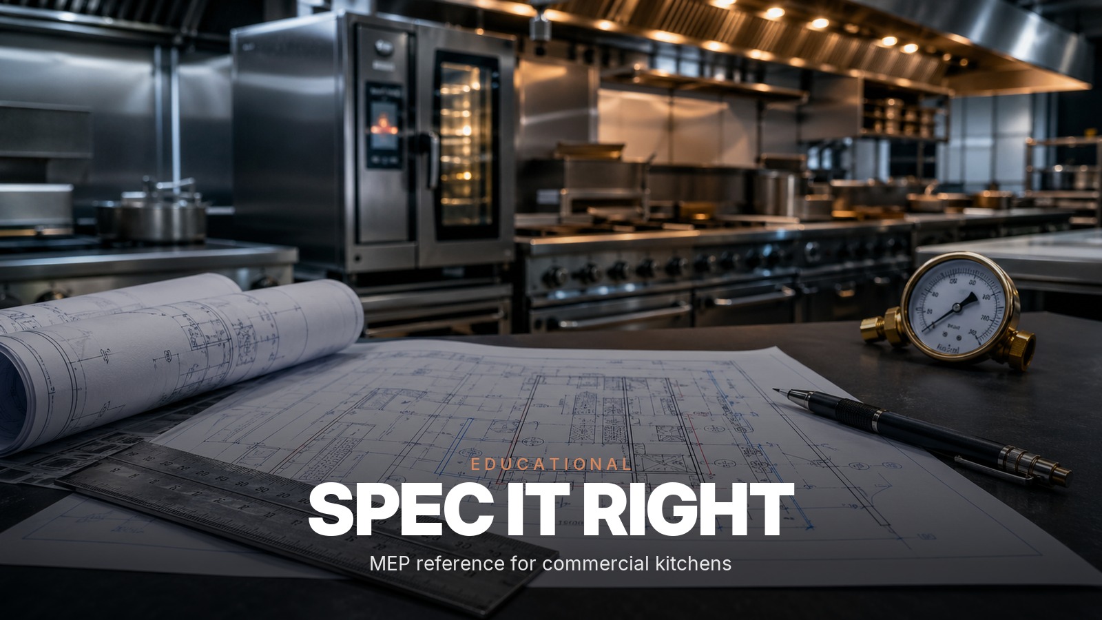 Restaurant Kitchen MEP Cheat-Sheet for Lebanon: A Specifier's Reference Guide
