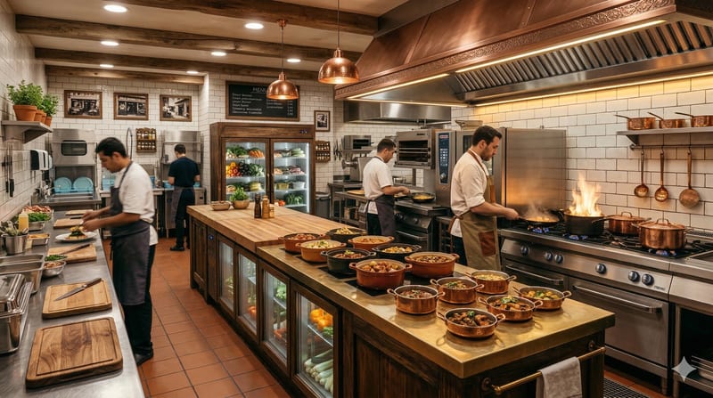 Restaurant Kitchen Setup